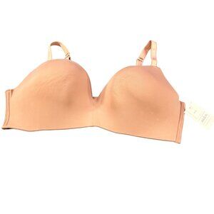 Auden Women's Sz 40DD Nursing Bra Lightly Lined Wireless 2 Way Straps Mauve New